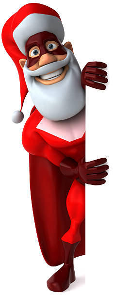 istock Fun super Santa Claus 108827429