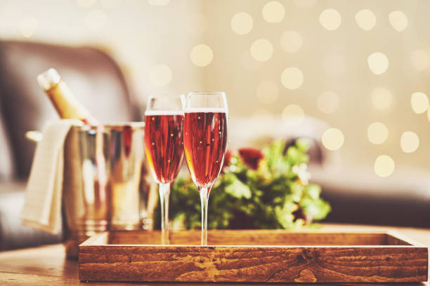istock Pink champagne for Valentine's Day or special occasion 1088282050