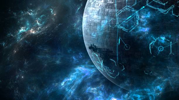 istock Planets and galaxy, cosmos,  physical cosmology, science fiction wallpaper. 1088287920