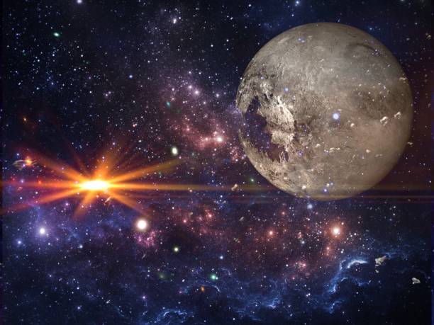 istock Planets and galaxy, cosmos,  physical cosmology, science fiction wallpaper. 1088287932