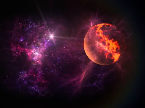 istock Planets and galaxy, cosmos,  physical cosmology, science fiction wallpaper. 1088287952