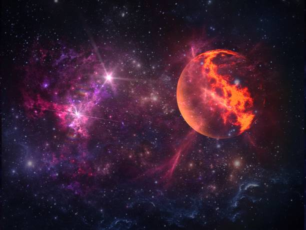 istock Planets and galaxy, cosmos,  physical cosmology, science fiction wallpaper. 1088287956
