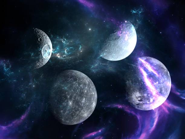 istock Planets and galaxy, cosmos,  physical cosmology, science fiction wallpaper. 1088287958