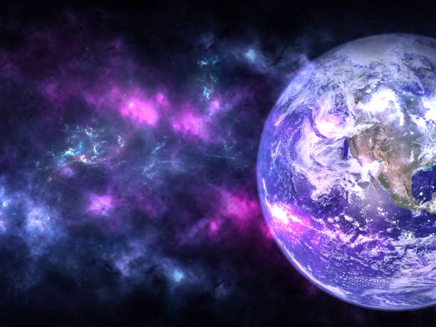 istock Planets and galaxy, cosmos,  physical cosmology, science fiction wallpaper. 1088287968