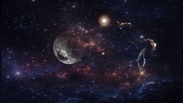 istock Planets and galaxy, cosmos,  physical cosmology, science fiction wallpaper. 1088288002