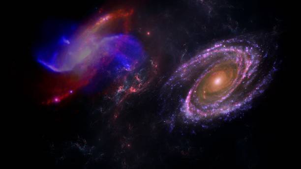 istock Planets and galaxy, cosmos,  physical cosmology, science fiction wallpaper. 1088288008