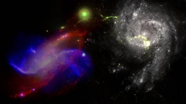 istock Planets and galaxy, cosmos,  physical cosmology, science fiction wallpaper. 1088289334