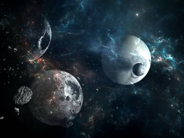 istock Planets and galaxy, cosmos,  physical cosmology, science fiction wallpaper. 1088289358