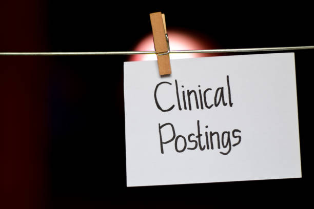 istock Clinical Postings handwriting on paper. 1088302064