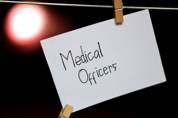 istock Medical Officers handwriting on paper. 1088302120