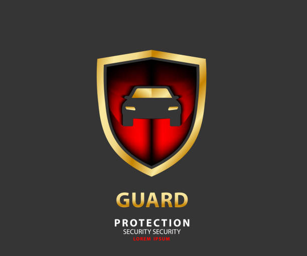 istock vehicle icon luxury shield, auto car gold guard insurance logo vector illustration 1088317712