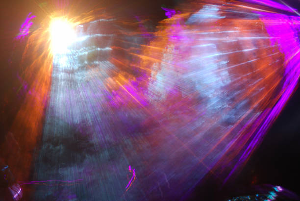 istock Laser show in the cave 