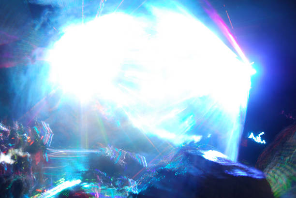 istock Laser show in the cave 