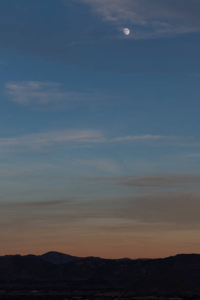 istock Moonrise over the Reno desert landscape. 1088324106