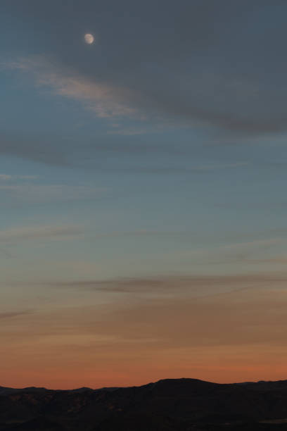 istock Moonrise over the Reno desert landscape. 1088324178