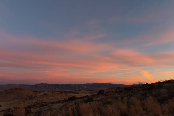 istock Sunset over the Reno desert landscape. 1088324260