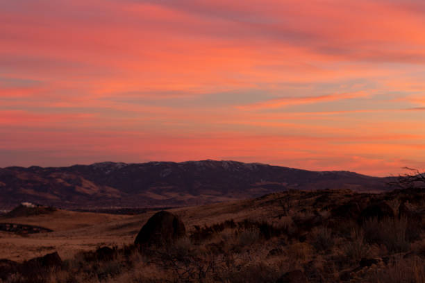 istock Sunset over the Reno desert landscape. 1088324366