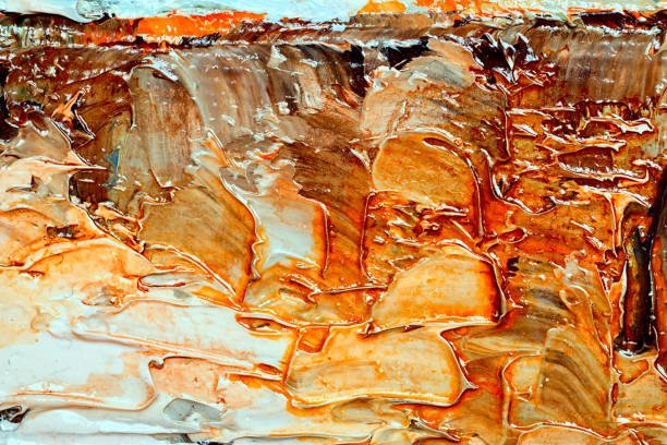 istock abstract oil paint texture on canvas, background. contemporary modern artwork. 1088327912