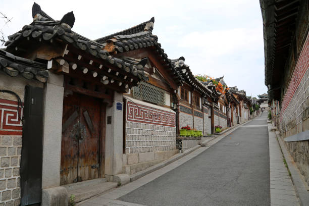 istock Korea style Honok houses 1088331718