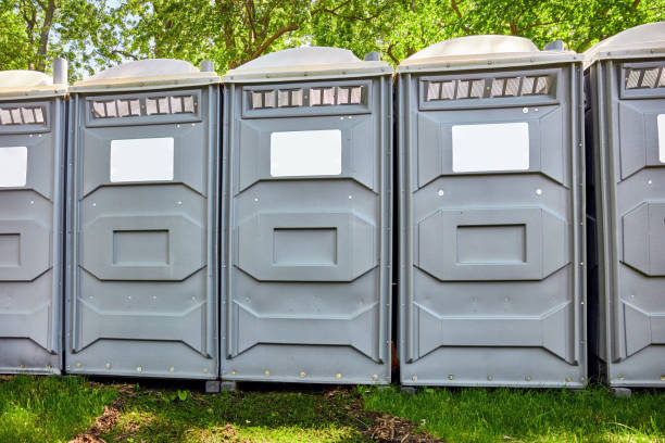 istock Fiberglass reinforced polymer mobile toilette cabins in a park 1088331742