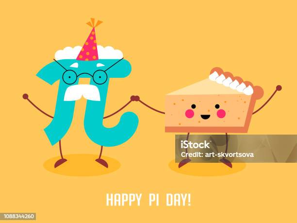 Happy Pi Day Celebrate Pi Day Mathematical Constant March 14th Ratio Of A Circles Circumference To Its Diameter Constant Number Pi Stock Illustration - Download Image Now
