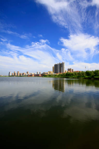 istock waterfront city building scenery, China 1088353434