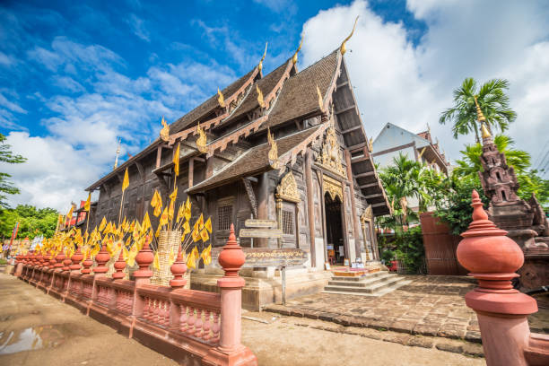 istock Wat Phantao Teak temple in Chiang Mai 1088367384