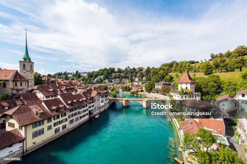 View of Bern Old Town in Switzerland View of Bern Old Town in Switzerland. Bern Stock Photo