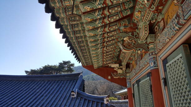 istock Beautiful architecture in Korea 1088405328