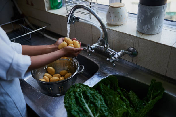 istock Dirt and soil belong down the drain 1088406016