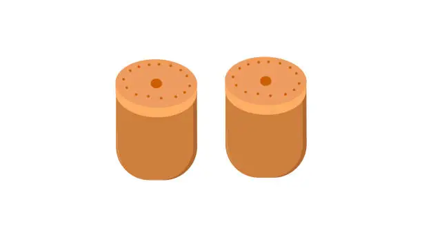 Vector illustration of Biscuits icon