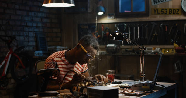 istock Man repairing a drone 1088420860