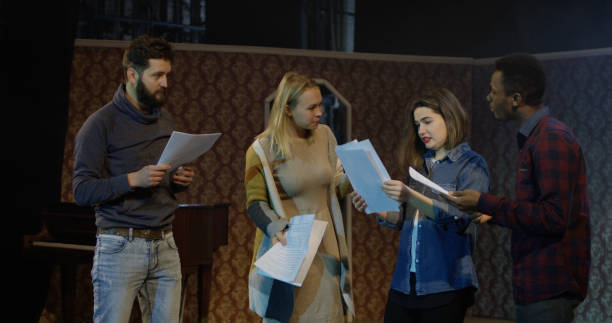 istock Actors arguing during rehearsal in a theater 1088421778