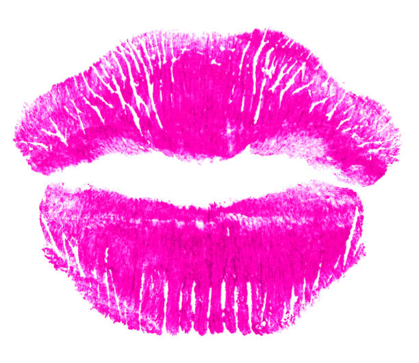 istock Lipstick kiss isolated on a white background 1088423060