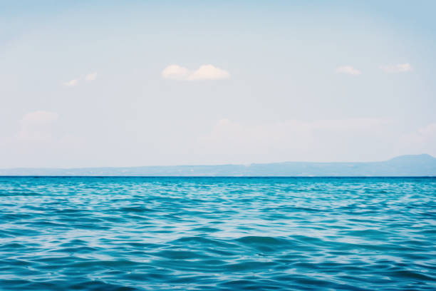 Tropical seascape. Sky and sea