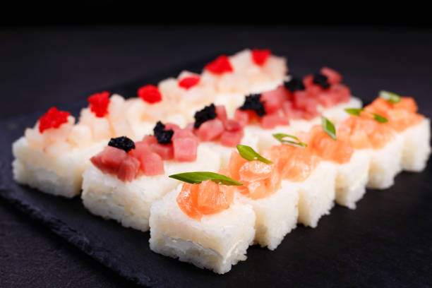 istock pressed sushi, japanese delicacy, restaurant 1088426966