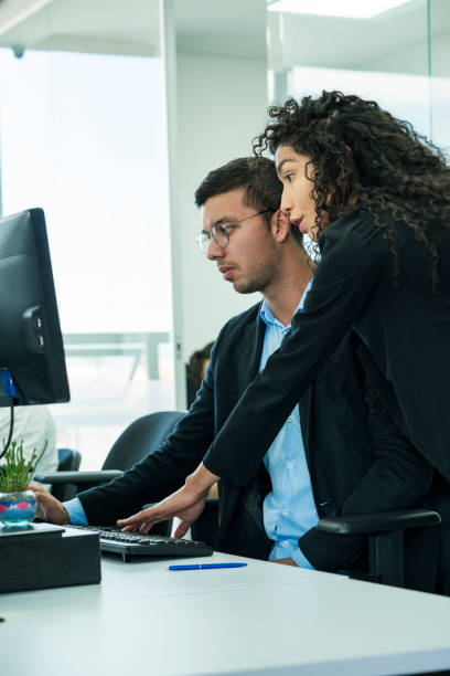 istock Man and woman working in an office 1088443158