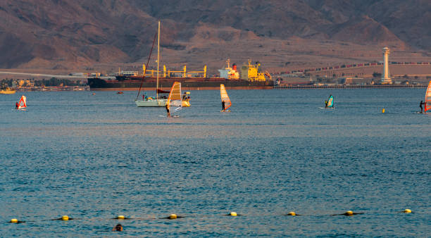 istock Water sport activities near Eilat, Israel 1088451906