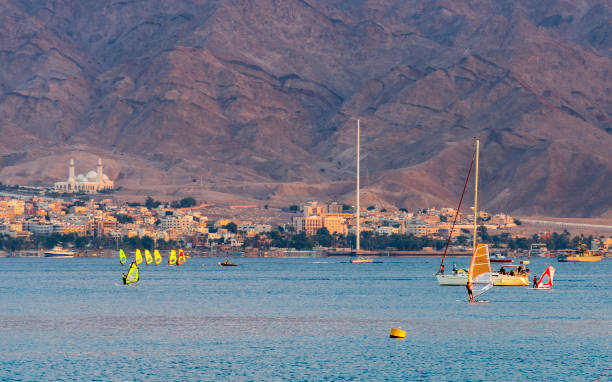 istock Water sport activities near Eilat (Israel) and Aqaba (Jordan) 1088452958