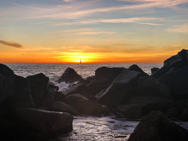 istock Sunset over the Pacific Ocean in Venice, CA 1088471084