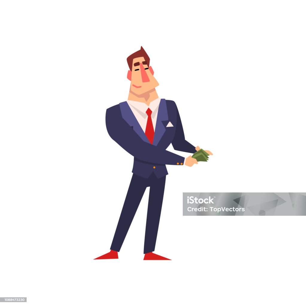 Nhân Vật Doanh Nhân Thành Đạt Giàu Có Cầm Chồng Tiền Thành Công ...