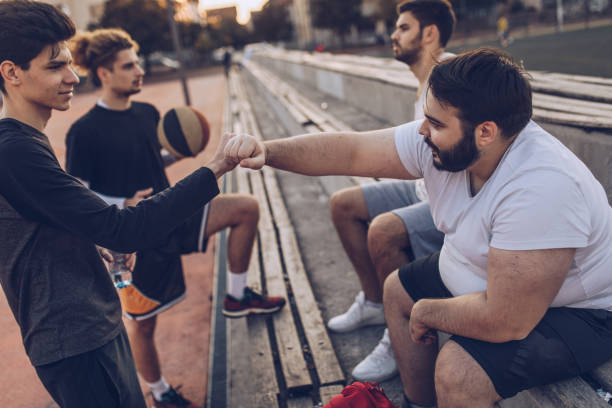 istock Friends basketball players 1088479740