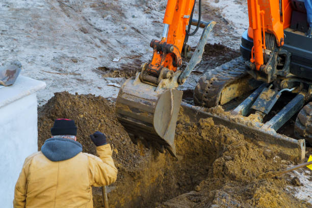 istock Outdoor work : Excavator digging to moving the soil in construction excavation work 1088482810