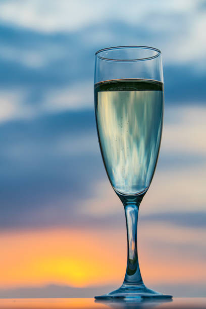 istock Celebratory drink at sunset 1088483186