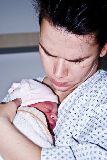 istock Mother and new-born child 1088489954