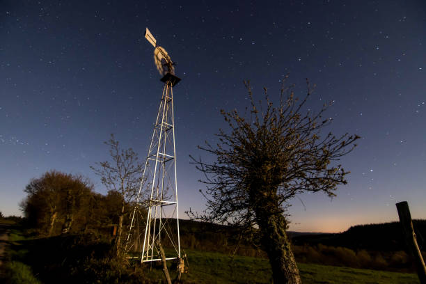 istock Night landscape, under the light of the stars 1088498098