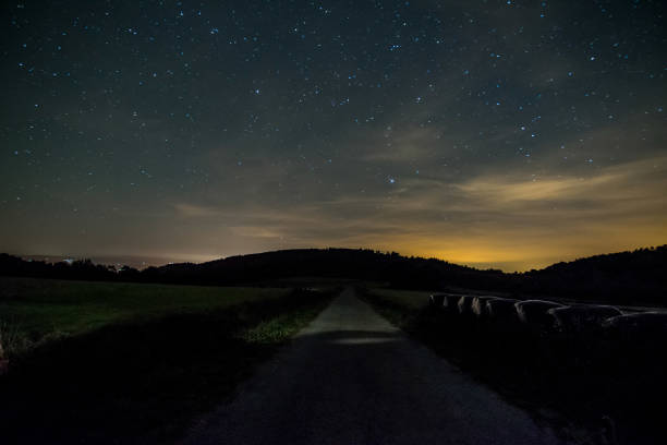 istock Night landscape, under the light of the stars 1088501252