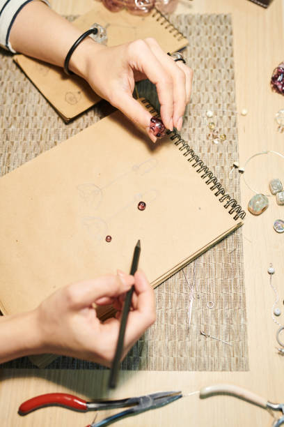 istock Artist Creating Jewelry Close up 1088505522