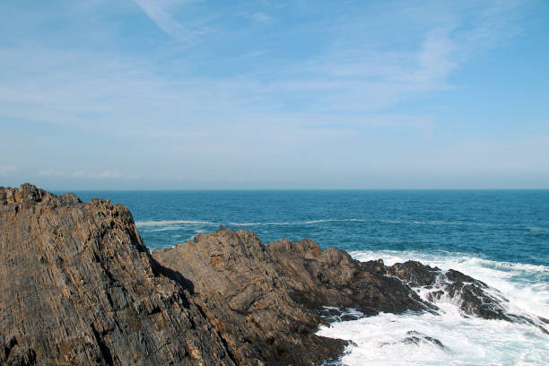 istock Beautiful rocky coast in a blue sea 1088506108