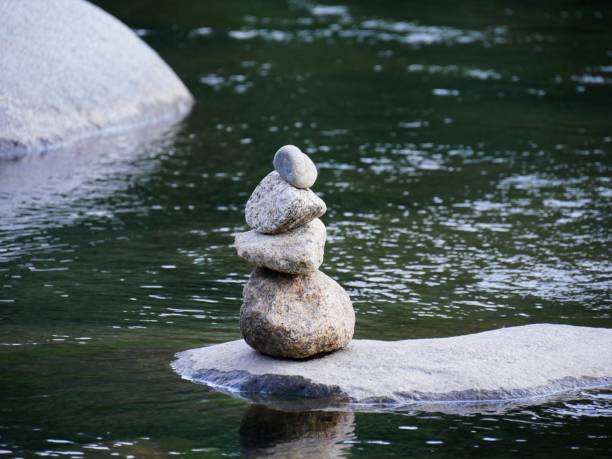 istock Artistic piles of stones 1088509154